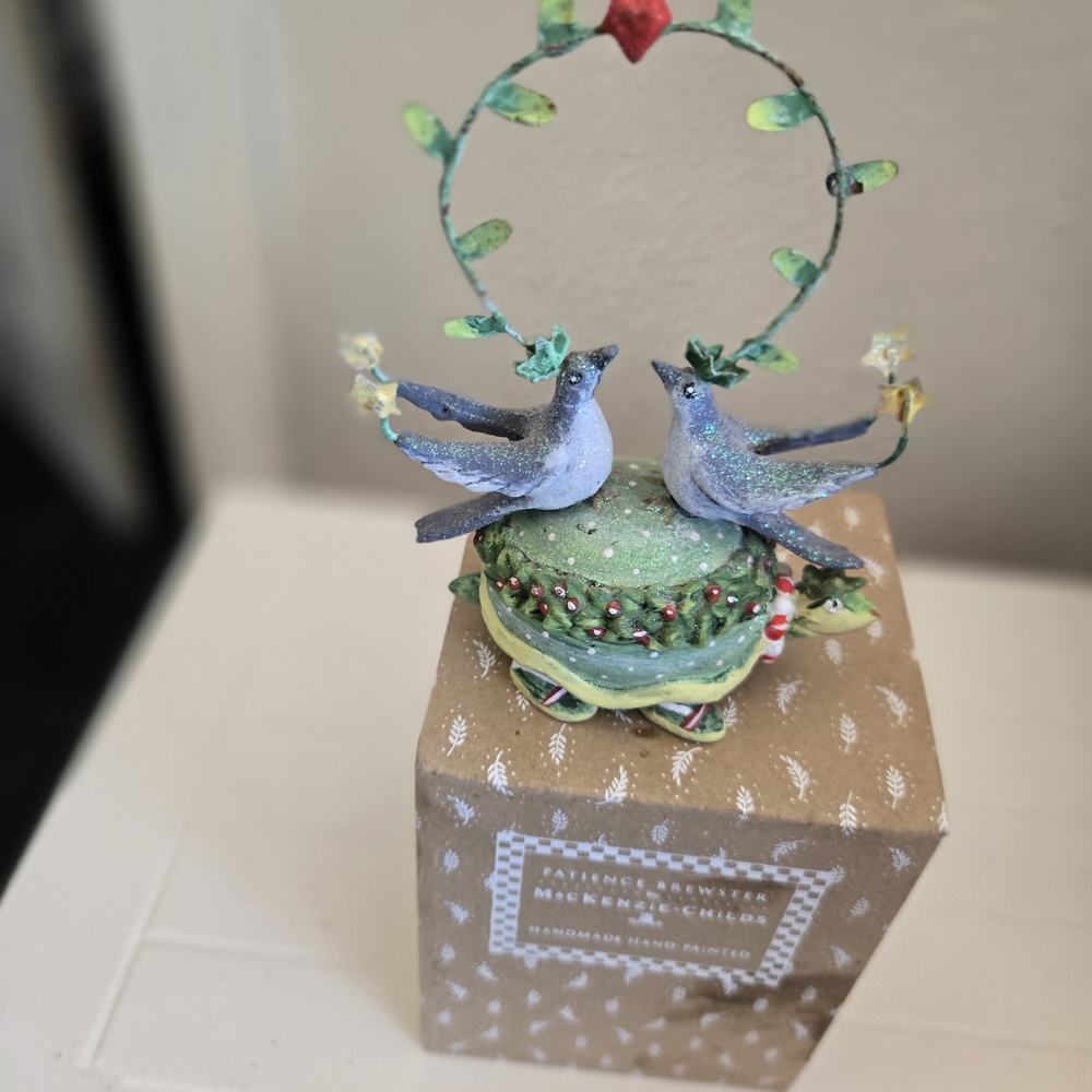 MacKenzie-Childs Green and Blue Holiday Ornament